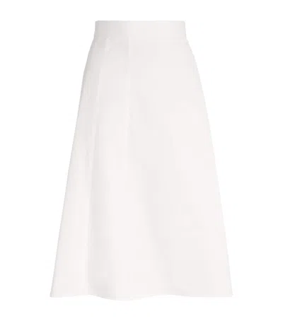 THOM BROWNE A-LINE MIDI SKIRT