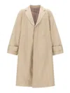 Shop Thom Browne Abrigo Corto - Beis