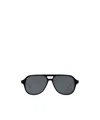 Thom Browne Acetate Aviator Sunglasses In Black