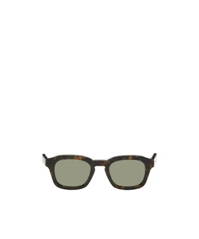 THOM BROWNE ACETATE RECTANGULAR SUNGLASSES