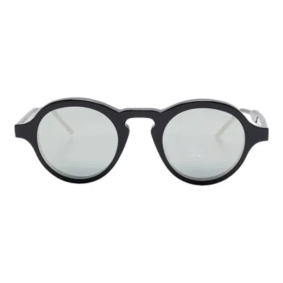 Thom Browne Acetate Round Sunglasses Unisex In Black