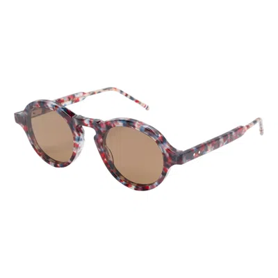 Thom Browne Acetate Round Sunglasses Unisex In Multi