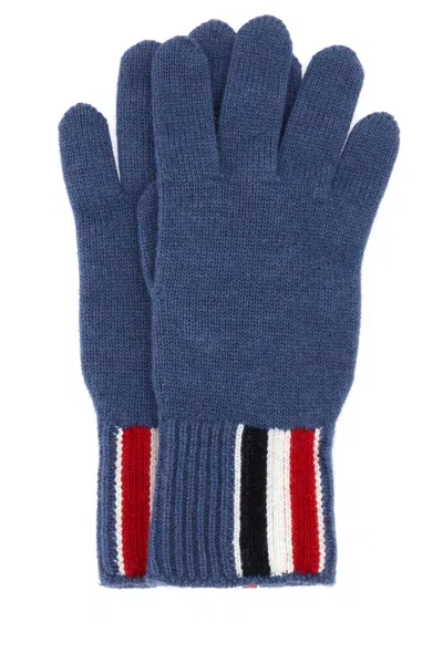 Thom Browne Air Force Blue Wool Gloves