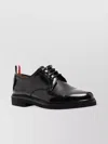 Thom Browne Almond Toe Leather Lace-up Shoes