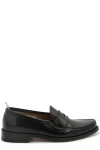 THOM BROWNE ALMOND TOE PENNY-SLOT LOAFERS
