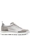 Thom Browne Alumni Low Top Sneaker Light Grey In Grey