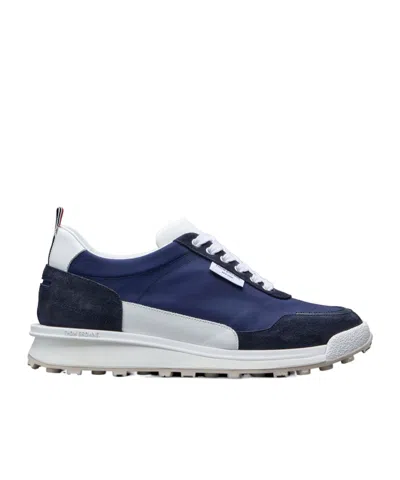 Thom Browne Alumni Lace-up Sneakers In White