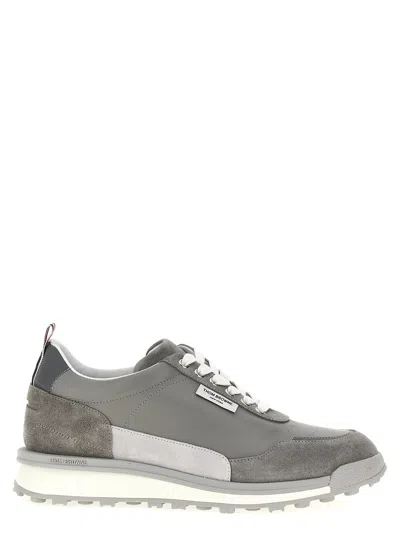 Thom Browne Alumni Low-top Sneakers In Grey
