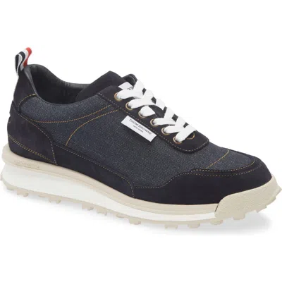Thom Browne Alumni Tech Runner Sneaker In Blue