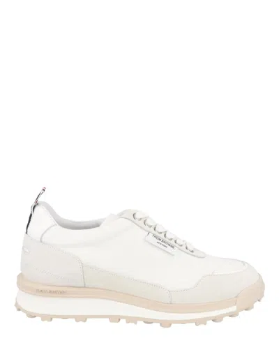 Thom Browne Alumni Trainer Sneakers In White