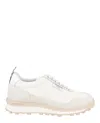 Thom Browne Leather Sneaker In White