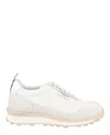 Thom Browne Leather Sneaker In White