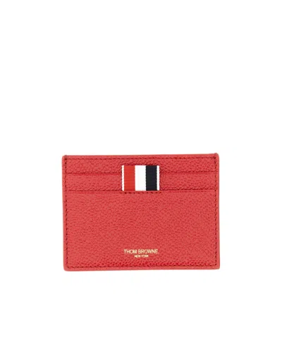 THOM BROWNE THOM BROWNE	LOGO PRINTED STRIPED CARD HOLDER