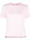 Thom Browne Anchor-print T-shirt In 粉色