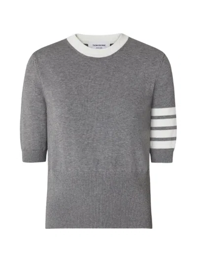Thom Browne Animal-print T-shirt In Gray