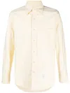 Thom Browne Armband-embellished Cotton Shirt In Yellow