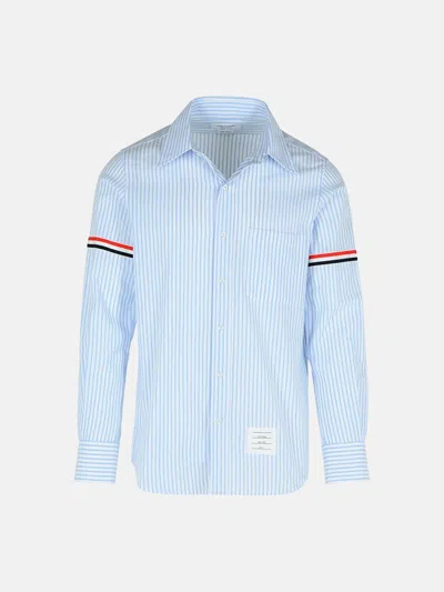 Thom Browne 'armband' Light Blue Cotton Shirt