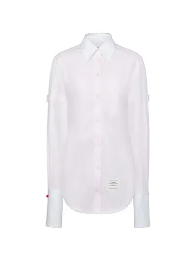 Thom Browne Armband Poplin Shirt In Pink