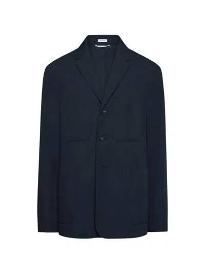 Thom Browne Armband Unconstructed Jacket In Blue