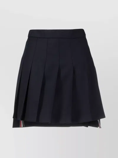 THOM BROWNE ASYMMETRIC DESIGN MINI WOOL SKIRT