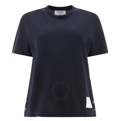 THOM BROWNE THOM BROWNE ASYMMETRIC HEM T-SHIRT