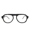 Thom Browne Aviator-frame Acetate Optical Frames In Black