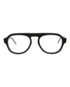 Thom Browne Aviator-frame Acetate Optical Frames In Black