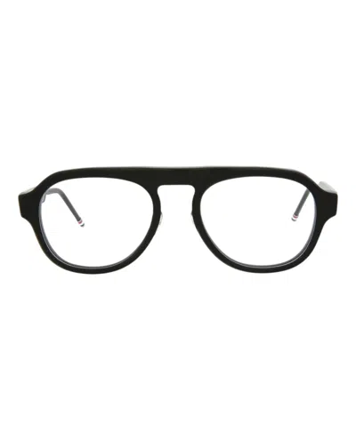 Thom Browne Aviator-frame Acetate Optical Frames In Black