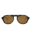 Thom Browne Aviator-frame Acetate Sunglasses Sunglasses Multicolored Size 52 Acetate In Fantasy