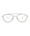 Thom Browne Aviator-frame Metal Optical Frames In Multi