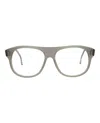 Thom Browne Aviator-style Acetate Optical Frames Eyeglass Frame Grey Size 55 Acetate In Grey