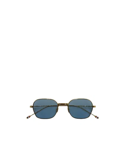 Thom Browne Aviator Sunglasses In Blue