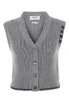 Thom Browne Virgin Wool Cable-knit Sweater Vest