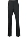 Thom Browne Back-strap Tailored Trousers In 015 Charcoal
