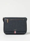THOM BROWNE BAG IN GRAINED LEATHER WITH LOGO,392797009
