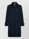 Thom Browne Bal Collar Raincoat Memory Tech Design In Blue
