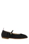 Thom Browne Women's Elegant Calf Leather Ballerinas