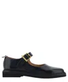 Thom Browne "brushed Leather Mary Jane Thom John Shoes In Black