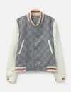 Thom Browne Baseball Jacket In Gray