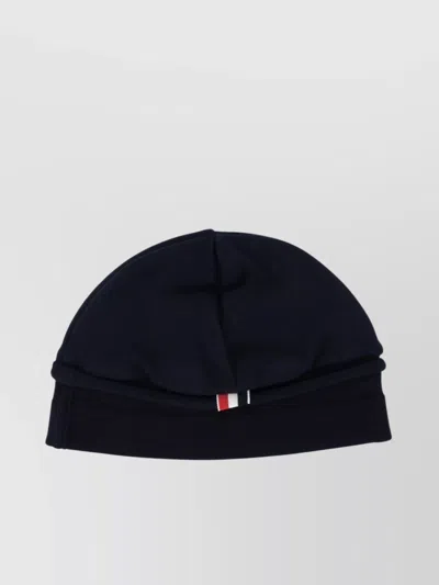 Thom Browne Beanie Folded Striped Contrast Detail