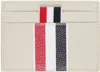 Thom Browne Beige Single Card Holder