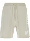 Thom Browne Beige Solid Shorts In Beige