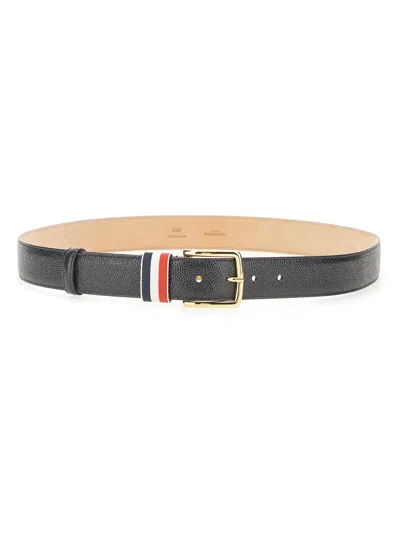 THOM BROWNE BELT WITH RWB LOOP