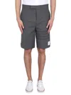 Thom Browne Shorts With 4-bar Motif