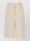 Thom Browne Khaki High-waisted Bermuda Shorts