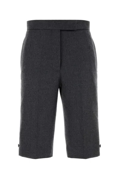 Thom Browne Bermuda Short In Sol In Gray
