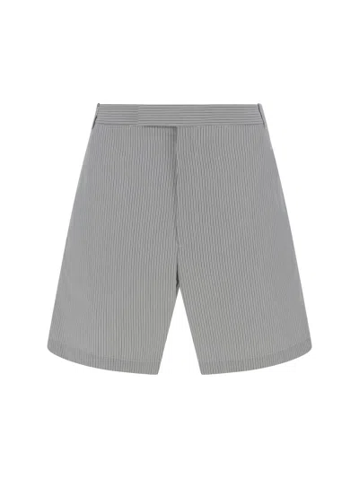 Thom Browne Bermuda Shorts In Med Grey