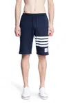Thom Browne Pantaloncini Da Allenamento A 4 Barre In Blue