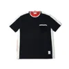 Thom Browne Bicolor T-shirts Navy/red In 0