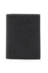 THOM BROWNE "BIFOLD HAMMERED LEATHER CARD HOLDER"